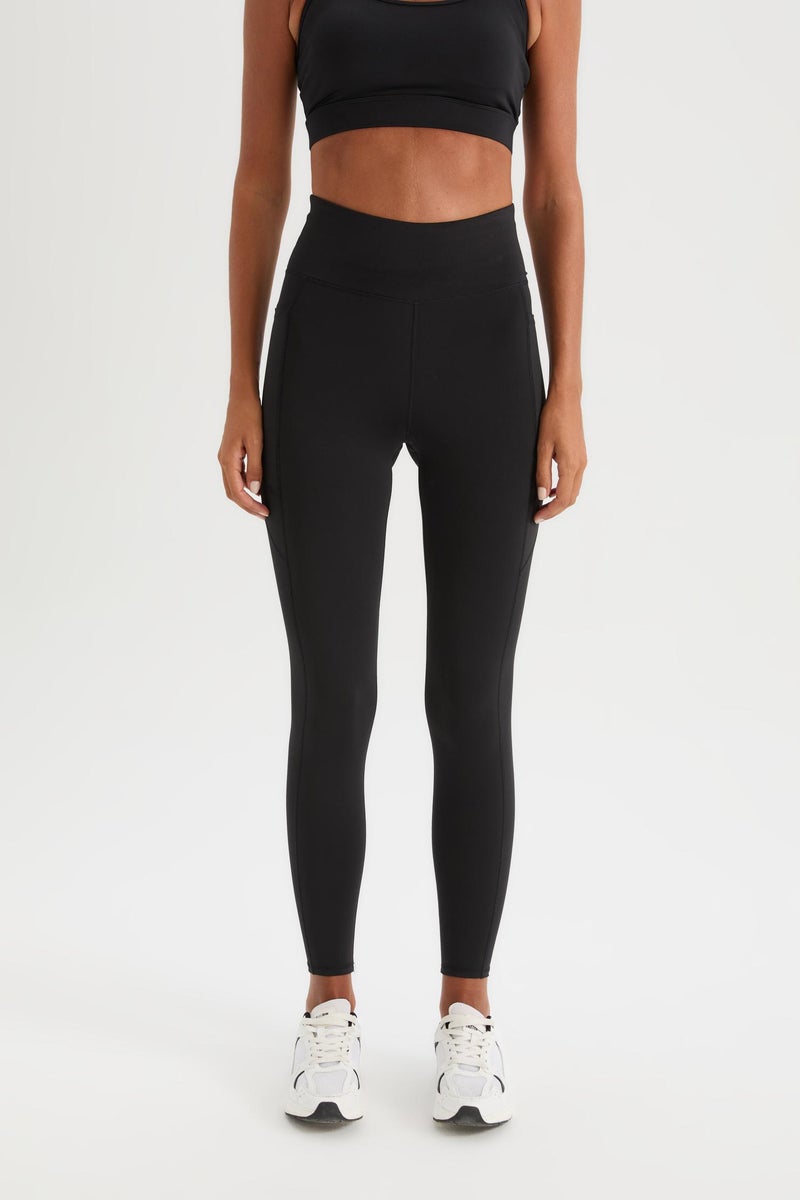 DeFacto Black Woman DeFactoFit Sports Leggings Casual - Image 4